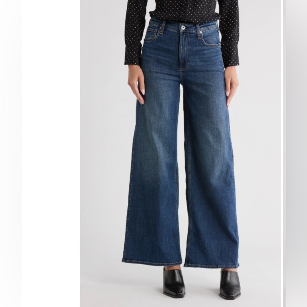 rag & bone Dark Blue Flare Jeans